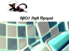 AROS shell manual v0.80