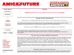 Amiga Future - Cheats Database