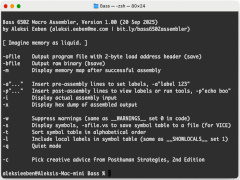 Bass 6502 Assembler