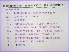 SD2IEC music player - VIC-20