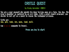 Castle Quest - C128