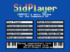My Developer Thoughts - COMPUTE!'s Enhanced Sidplayer