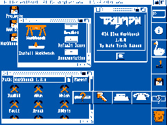 Old Blue Workbench - Amiga
