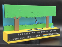 Pitfall Pixel Art Diorama