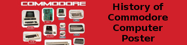 Plakat Historia komputerów Commodore.