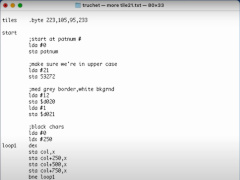 8-Bit Show - Code naar tekst