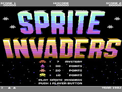 C64 High-Score Challenge: Sprite Invaders