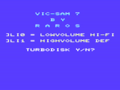 VicSAM - VIC20