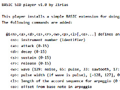 BASIC SID player - C64
